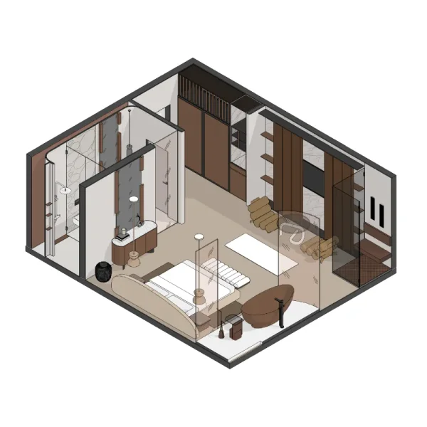 1.0 bedroom apartments - Body Sense