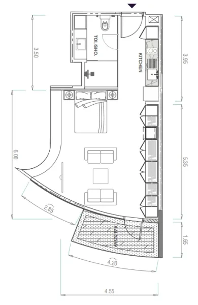 0.0 bedroom apartments - MBL Signature