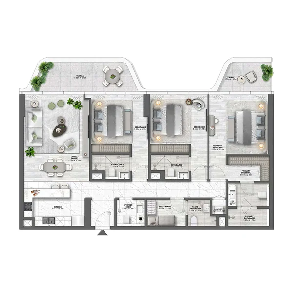3 bedroom Apartments -  Passo by Beyond