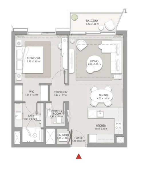1.0 bedroom apartments - City Walk Crestlane