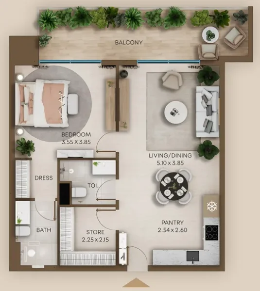 1.0 bedroom apartments - Coventry Living