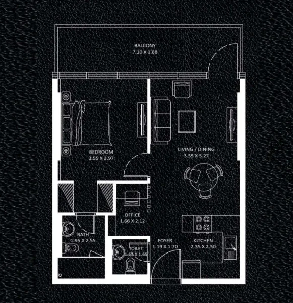 1.0 bedroom apartments - Viewz