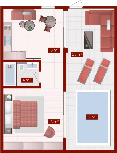 1.0 bedroom villa - Teus Ramada Nusa Dua by Wyndham