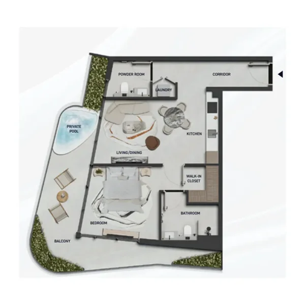 1.0 bedroom apartments - Hadley Heights 2