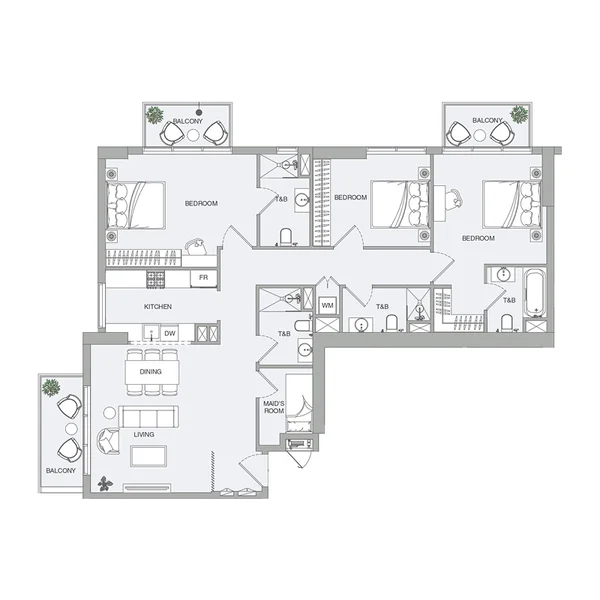 3,5 bedroom Apartments -  V1STARA House 2