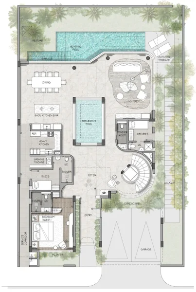 4.0 bedrooms villa - Wadi Villas