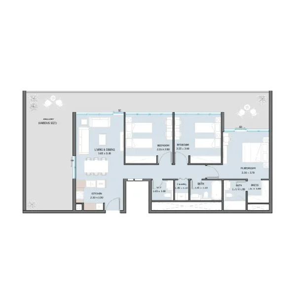 3.0 bedrooms apartments - Sila