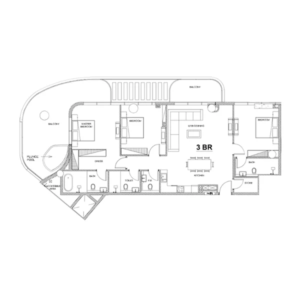 3 bedroom Apartments -  Villa Del Brunello