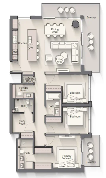 3.0 bedrooms apartments - Playa Del Sol