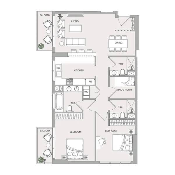 2,5 bedroom Apartments -  V1STARA House 2