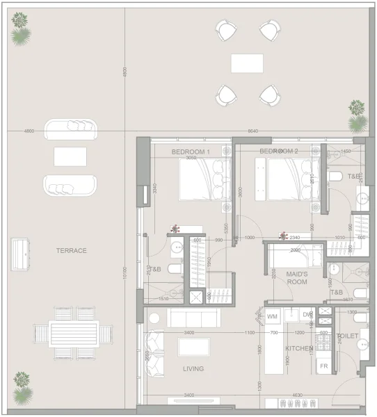 2.5 bedrooms apartments - V1STARA House