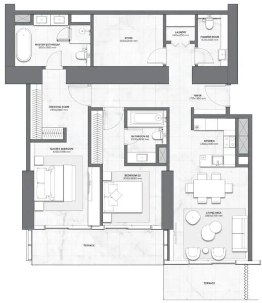 2.0 bedrooms apartments - Trump International Resort