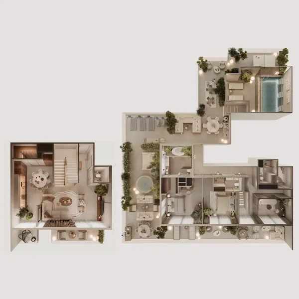 2.0 bedrooms duplex - Oak Yard