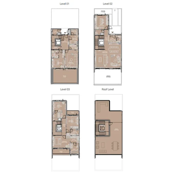 4.0 bedrooms townhouse - Takaya