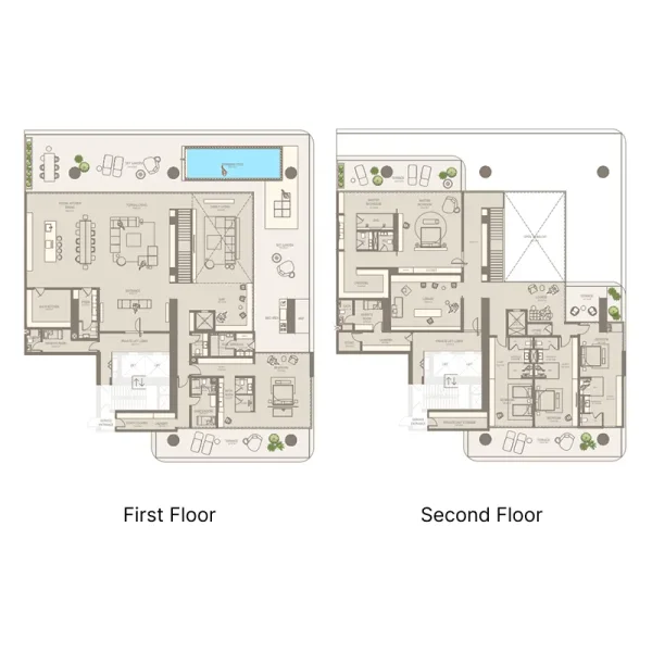 5.0 bedrooms penthouse - The Chedi Private Residences
