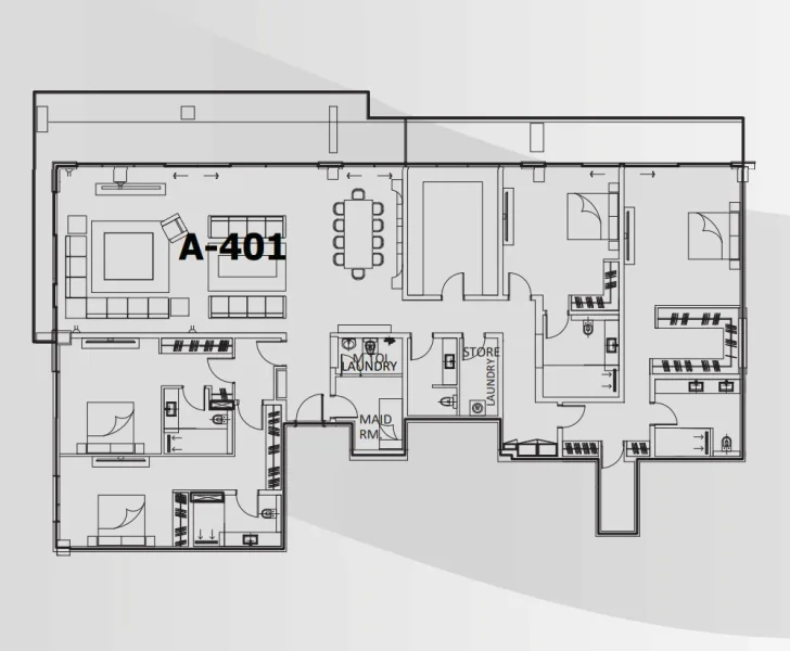 4.0 bedrooms penthouse - The 100