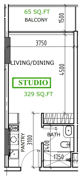 0.0 bedroom apartments - Coventry Centro