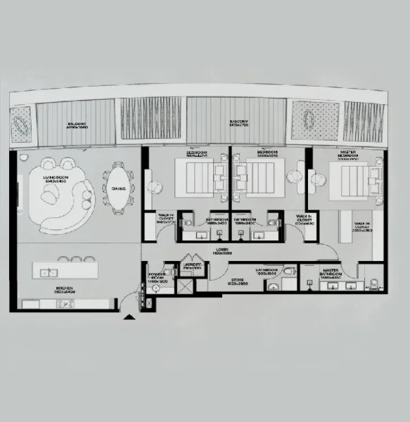 3.0 bedrooms apartments - Lia by Avenew Development