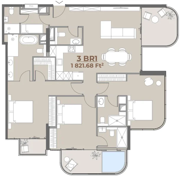 3.0 bedrooms apartments - House of WELL 1 and 2