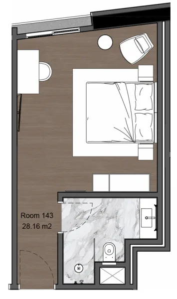 1.0 bedroom apartments - Wyndham Garden Bucharest Airport Hotel