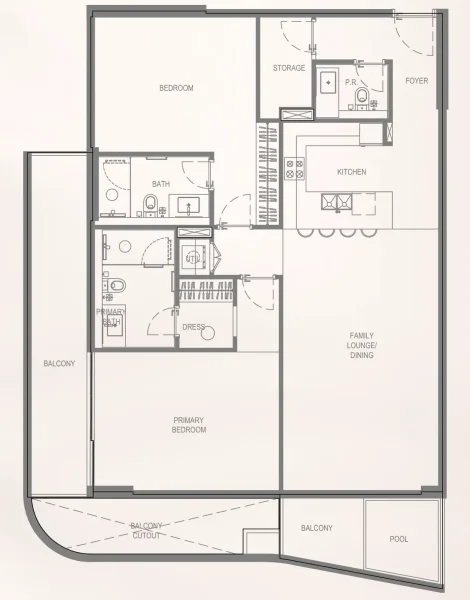 2.0 bedrooms apartments - Bayview Boulevard