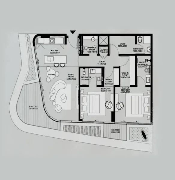 2.0 bedrooms apartments - Lia by Avenew Development