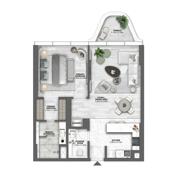 1 bedroom Apartments -  Passo by Beyond