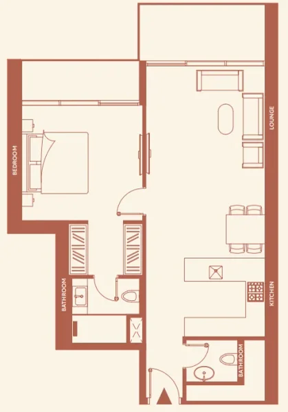1.0 bedroom apartments - 11 Hills Park