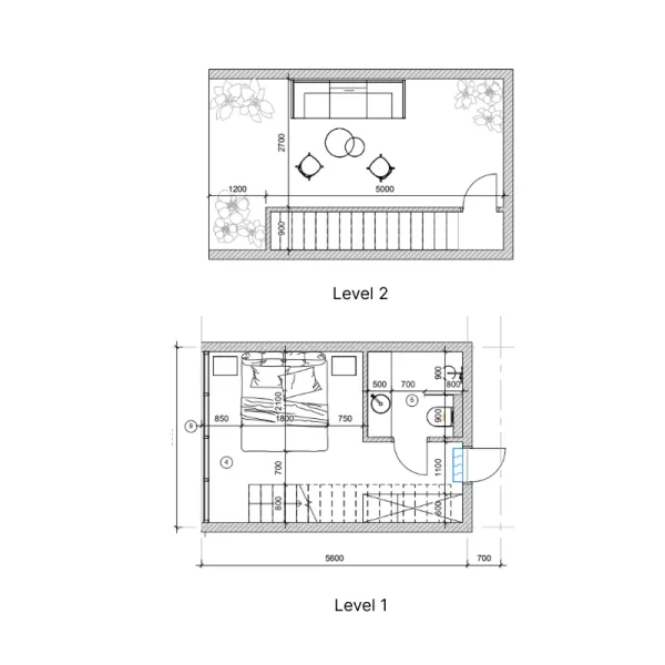 1.0 bedroom penthouse - Pandawa Dream