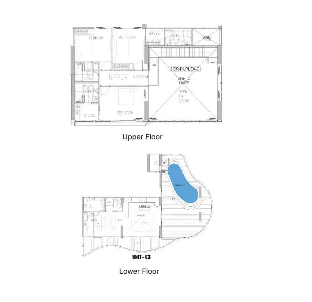 1.0 bedroom duplex - Chic Tower