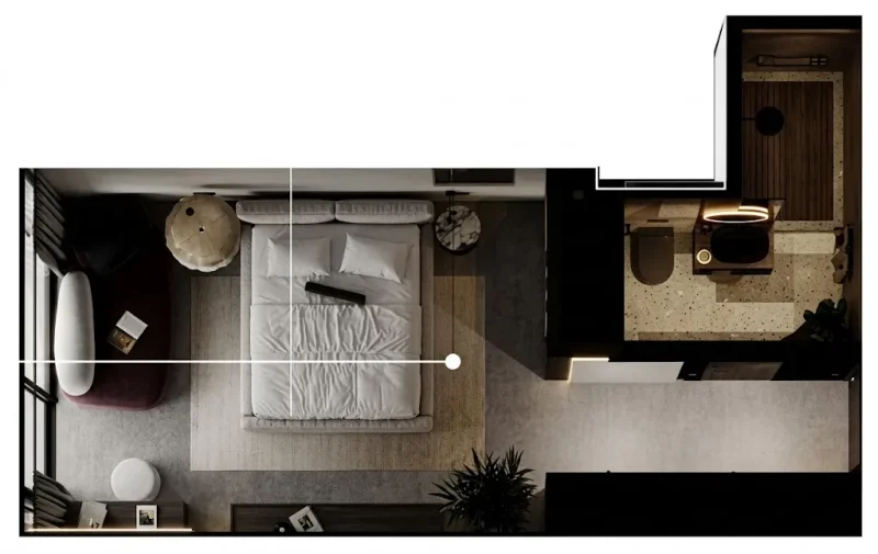 1.0 bedroom apartments - Predmet.Cemagi