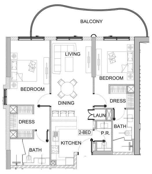 2.0 bedrooms apartments - Valencia