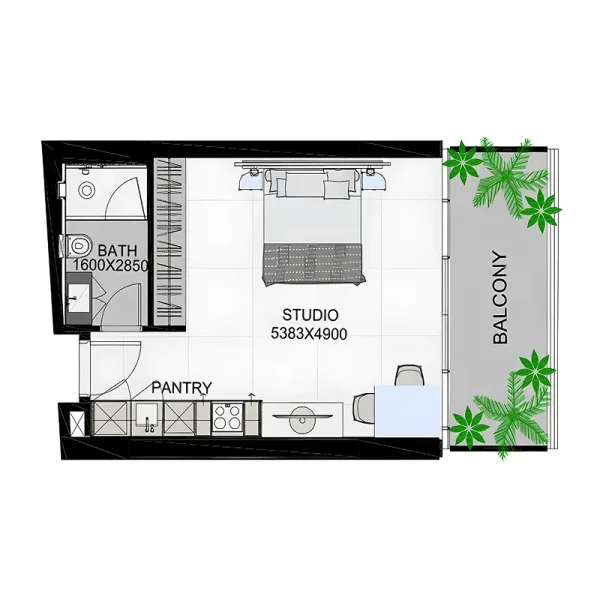 0.0 bedroom apartments - The Community Sports Arena