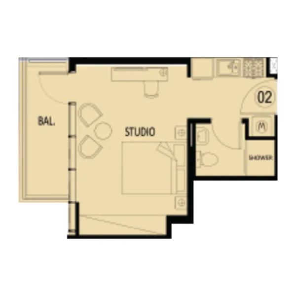 0.0 bedroom apartments - Elbrus