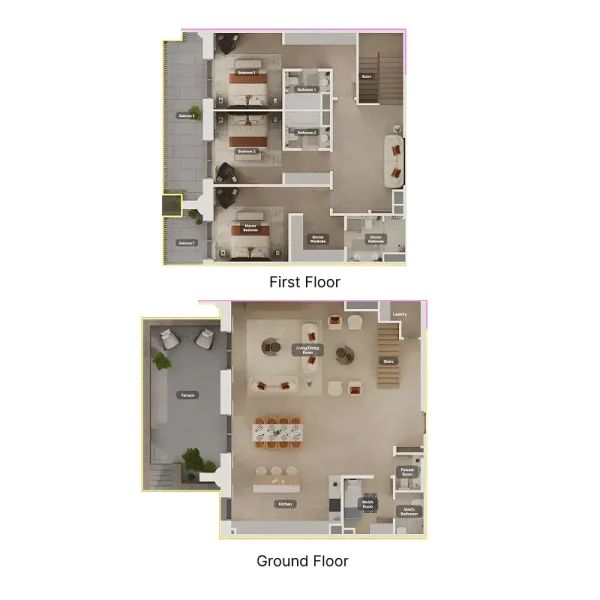 3.0 bedrooms duplex - Sama Yas