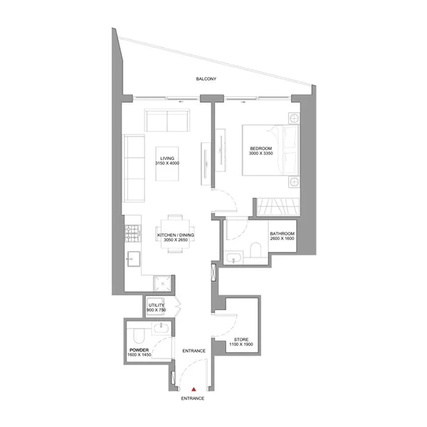 1 bedroom Apartments - The Horizon at Sobha Central