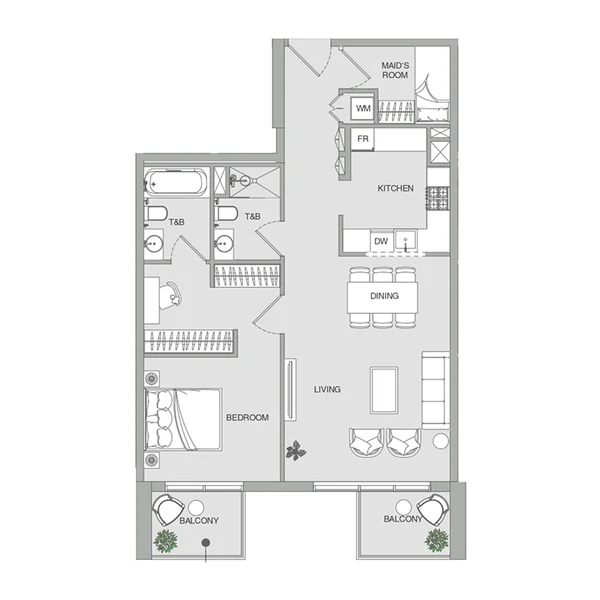 1,5 bedroom Apartments -  V1STARA House 2