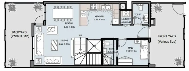 4.0 bedrooms townhouse - Royal Park