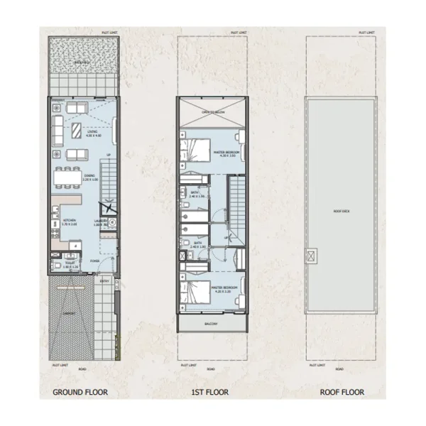 2.0 bedrooms townhouse - Verdana Empire