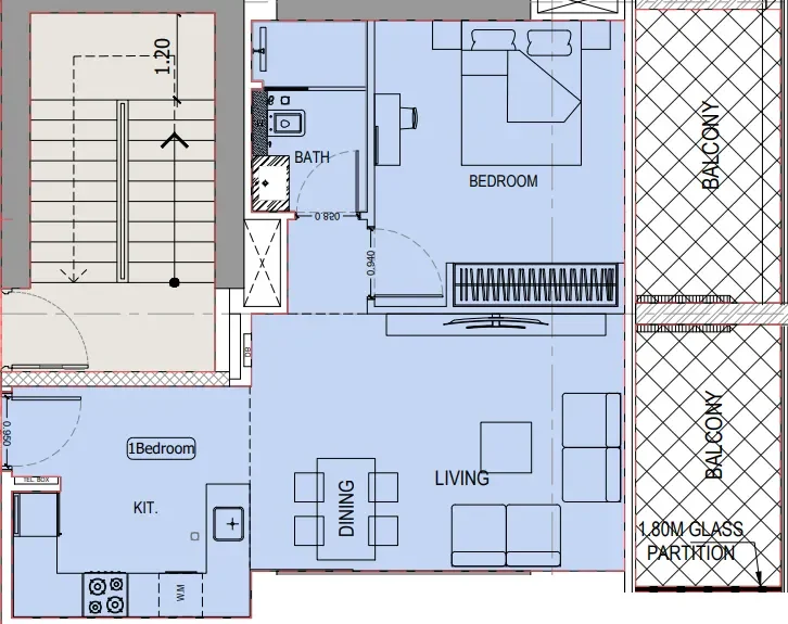 1.0 bedroom apartments - Binghatti Ivory