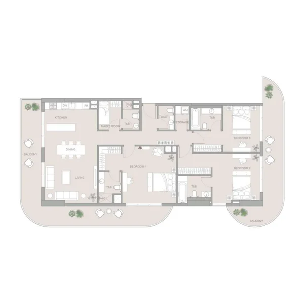 3,5 bedroom Apartments -  V1STARA House