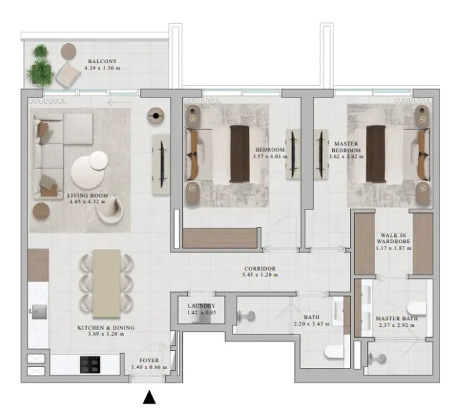 2.0 bedrooms apartments - Rosehill
