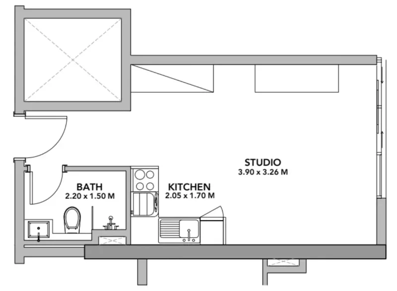 0.0 bedroom apartments - Blue Pearls