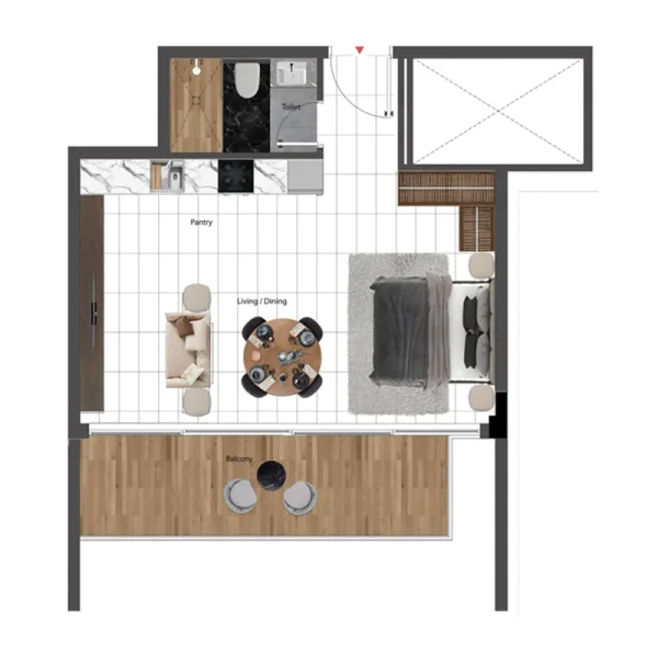 0.0 bedroom apartments - Park Lane 2 by Heilbronn