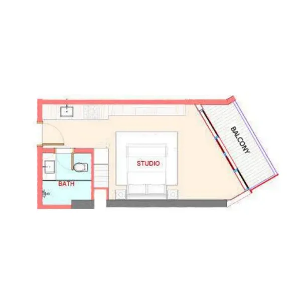 0.0 bedroom apartments - Playa Viva