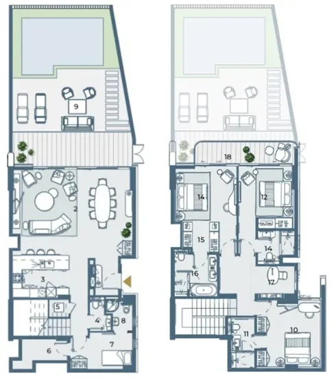 3.0 bedrooms townhouse - Fairmont Residences Al Marjan Island