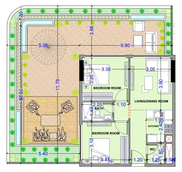 2.0 bedrooms apartments - Celesto 3