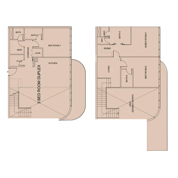 3 bedroom Duplex -  Cotier House 2