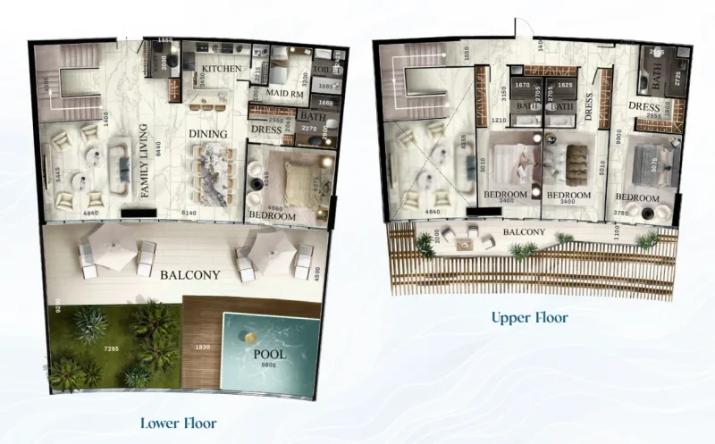 4.0 bedrooms duplex - Radiant Elite Tower