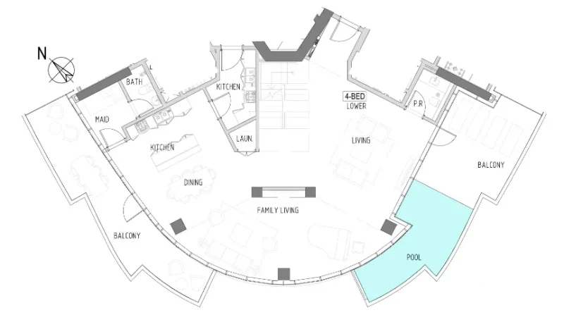 4.0 bedrooms apartments - Canal Heights